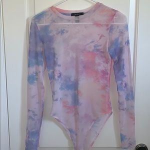 Women’s Pastel Mesh Bodysuit
